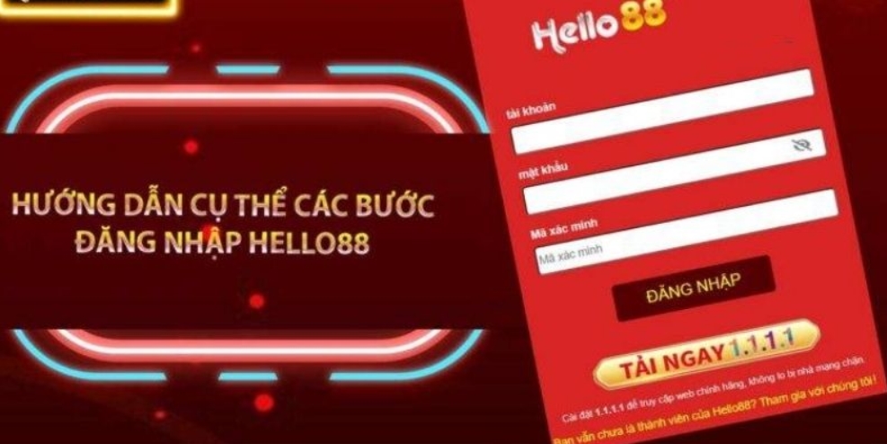 hướng dẫn đăng nhập hello88