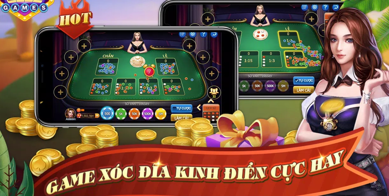 ưu điểm game xóc đĩa đổi thưởng hello88